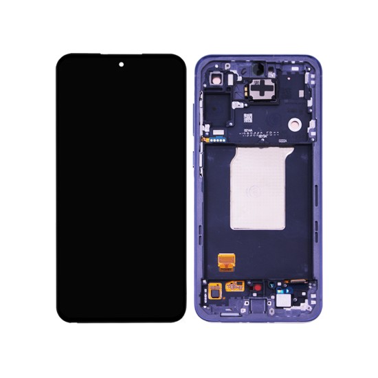 Touch+Display+Frame Samsung Galaxy A55 5G/A556 Service Pack Azul Marinho